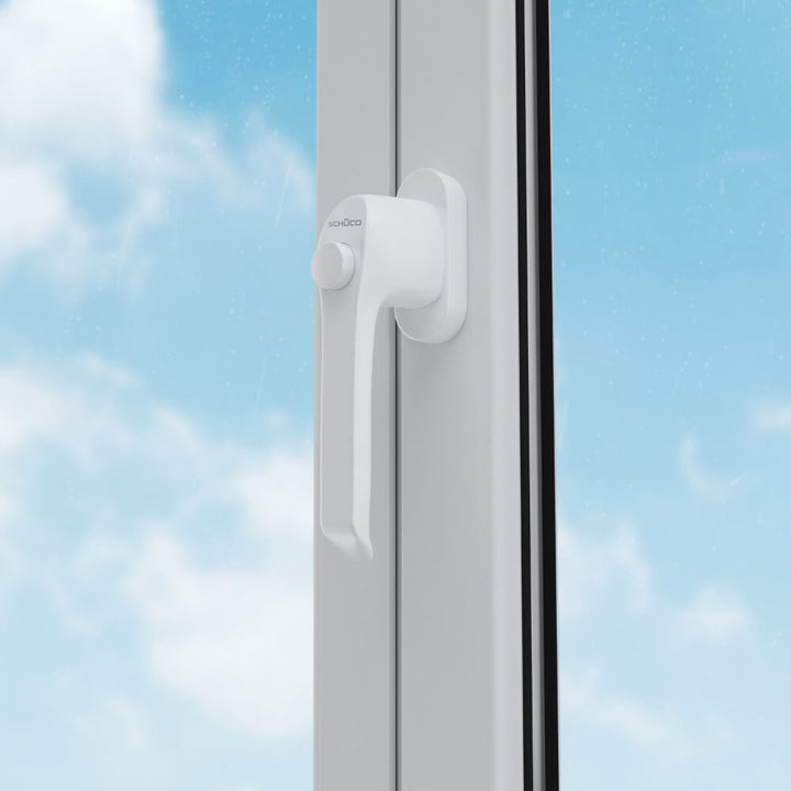 SCHÜCO Fenstergriff mit Druckknopf | 3er PACK